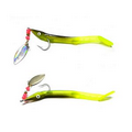 Metal Spinnerbaits Fishing Lure with Hook (Worm)